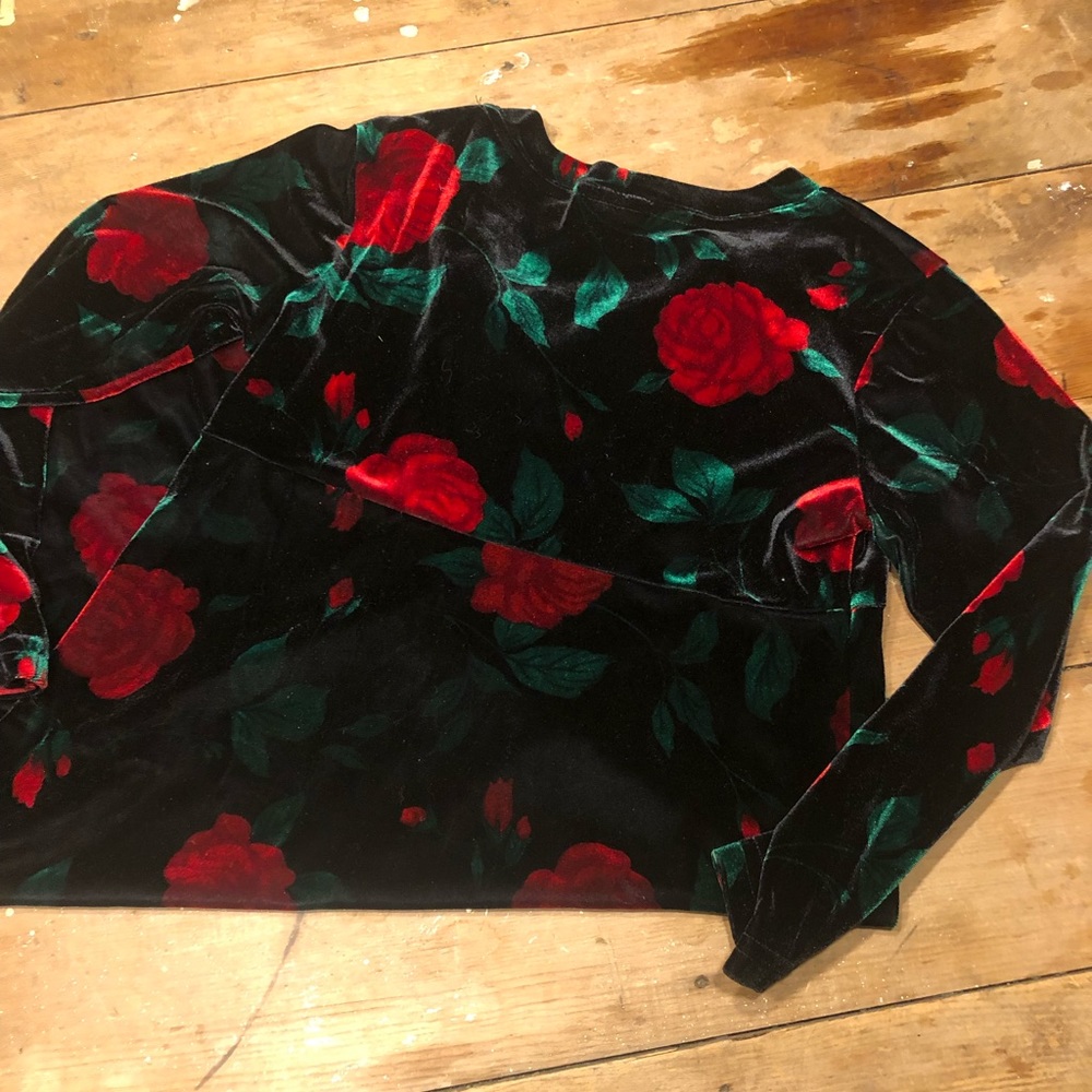 Hartstrings velour holiday dress size 8 - Picture 2 of 3